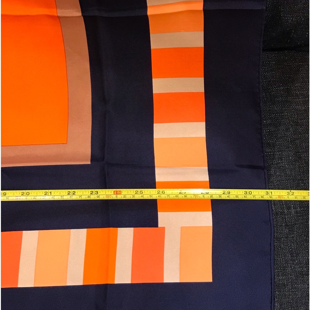 Yves Saint Laurent Silk Scarf in Box 😍🧡🔥 - Picture 12 of 17